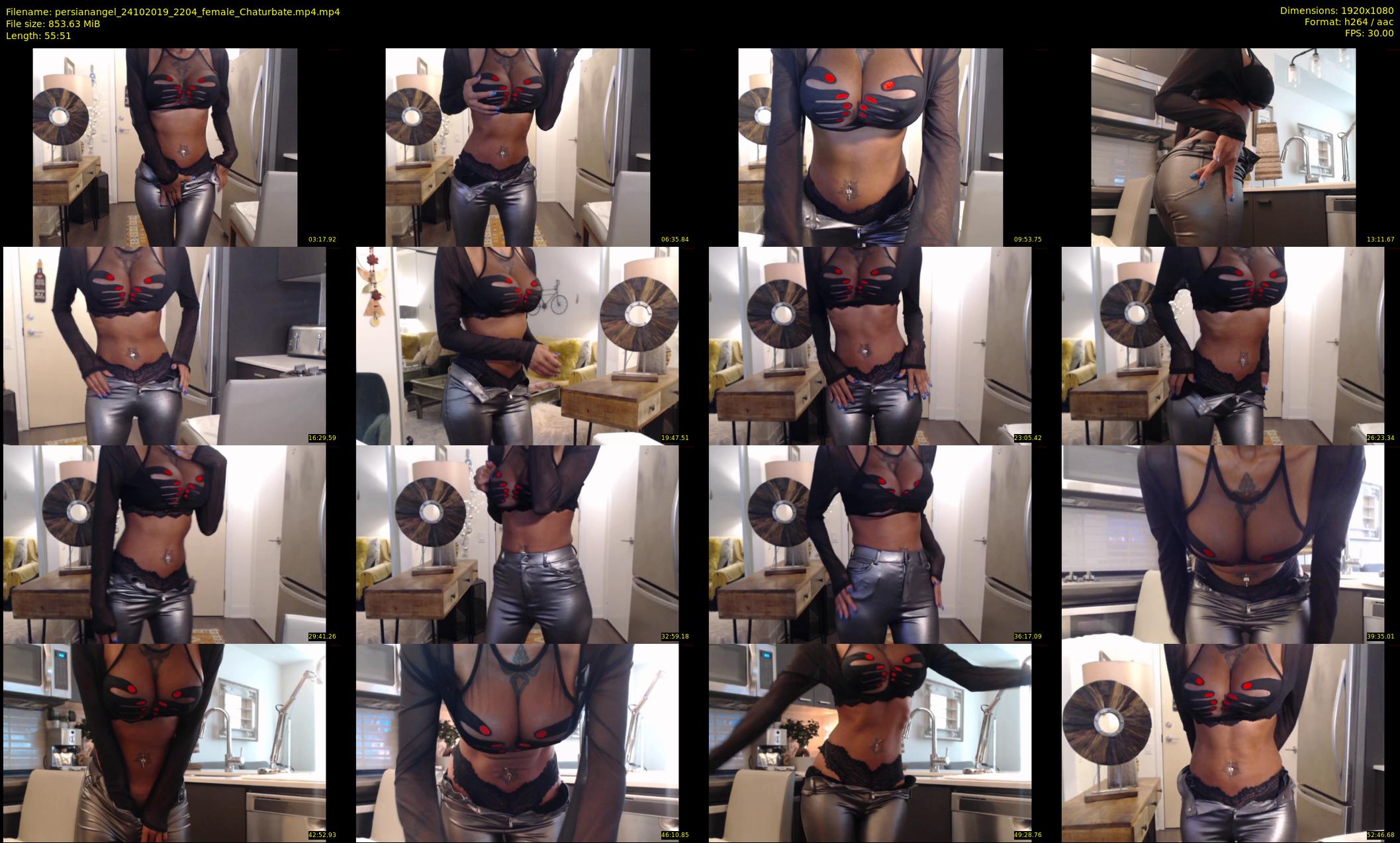 persianangel — 56 minute Chaturbate female cam show recording, 1080p, Oct 24, 2019
