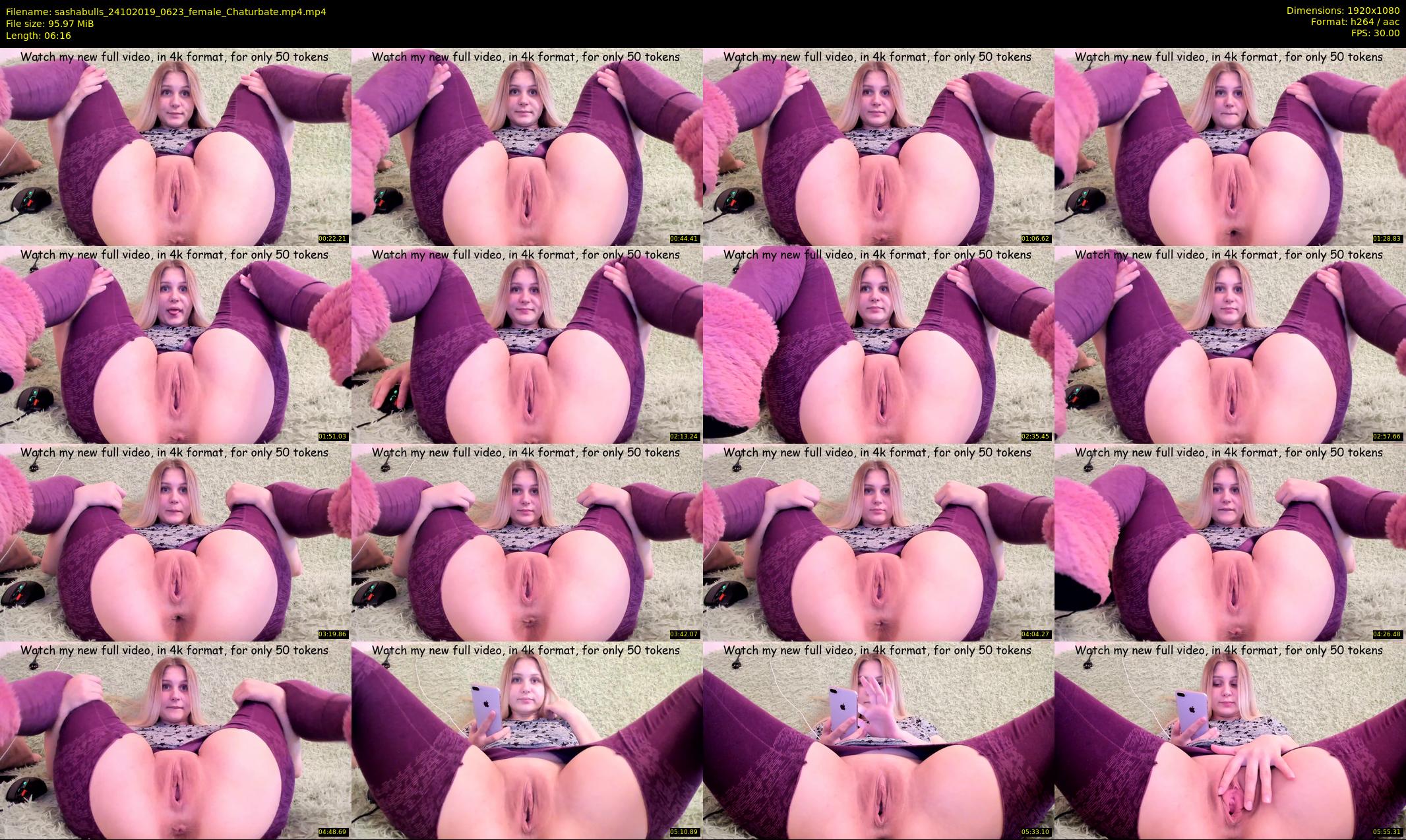 sashabulls — 7 minute Chaturbate couple cam show recording, 1080p, Oct 24, 2019