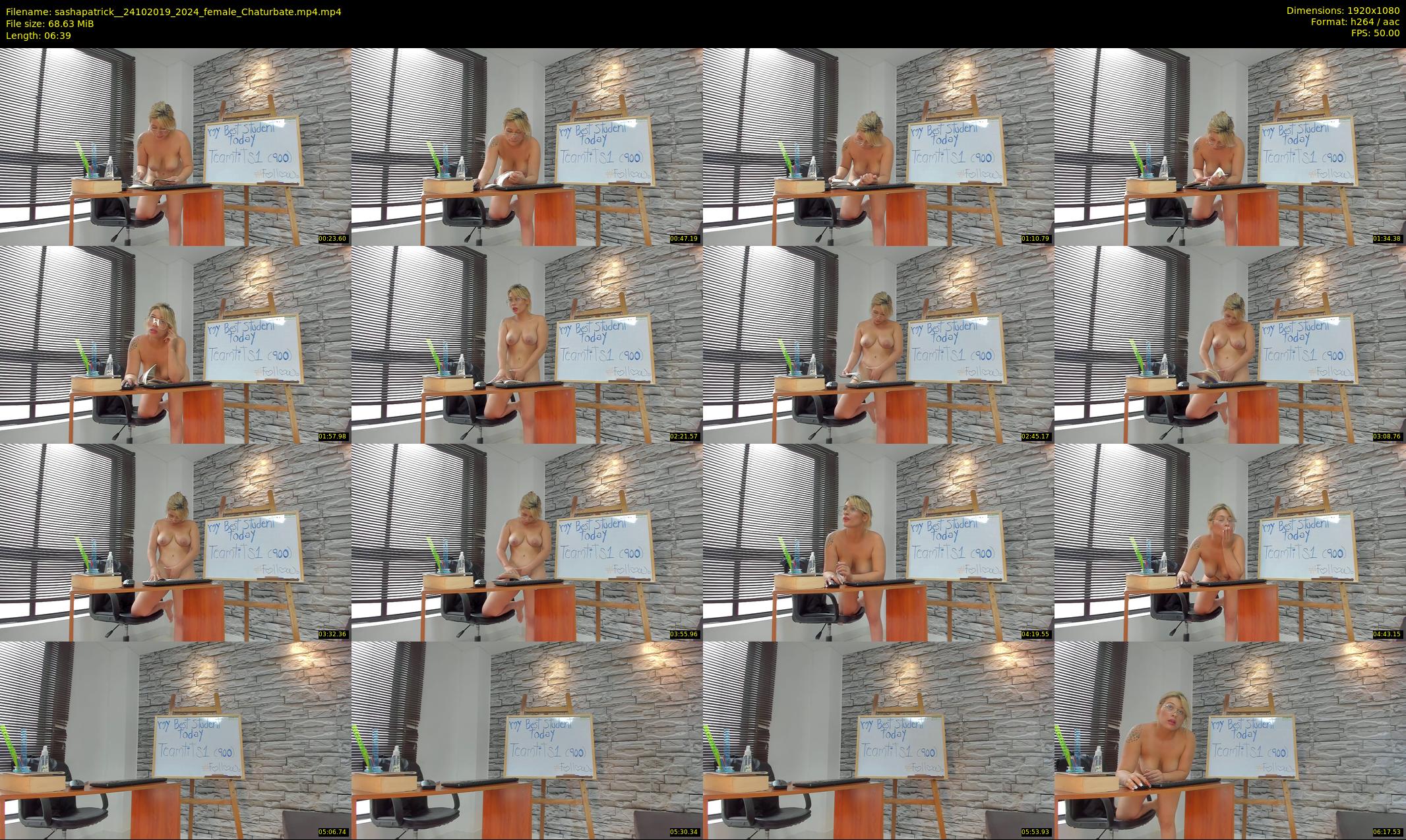 sashapatrick_ — 7 minute Chaturbate female cam show recording, 1080p, Oct 24, 2019