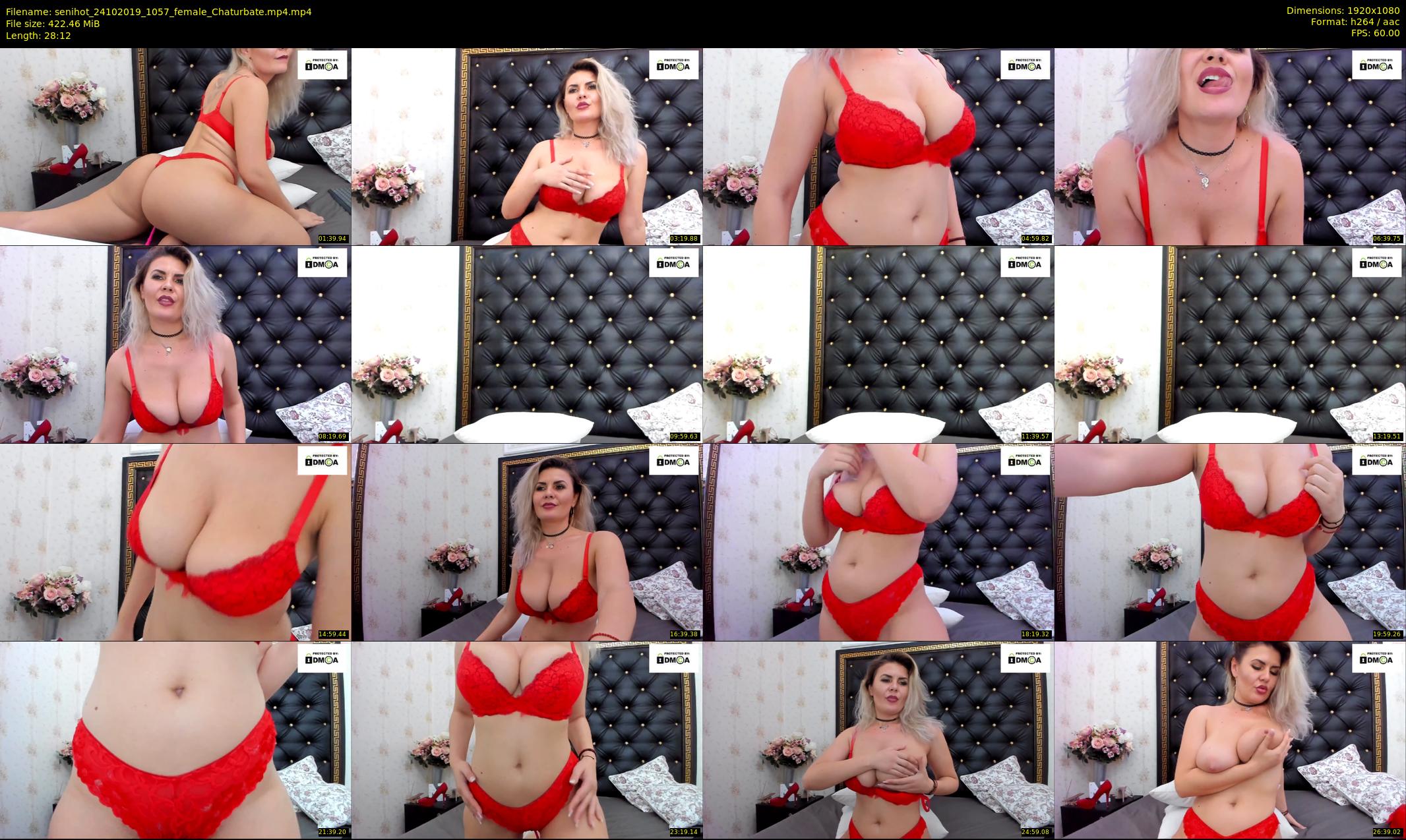 senihot — 29 minute Chaturbate female cam show recording, 1080p, Oct 24, 2019