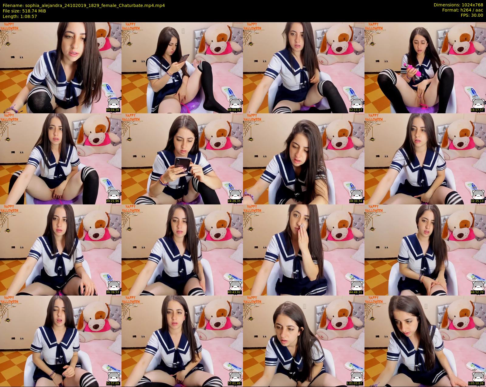 sophia_alejandra — 69 minute Chaturbate female cam show recording, 720p, Oct 24, 2019