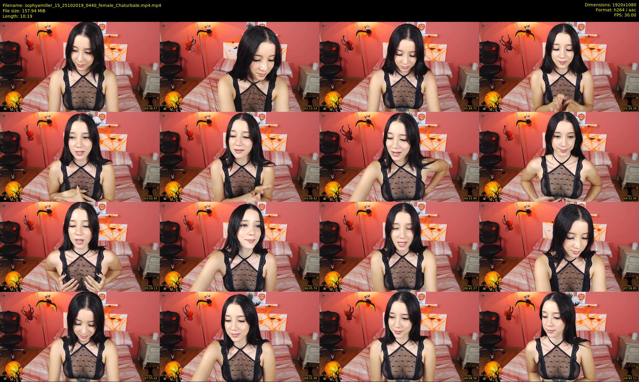 sophyamiller_15 — 11 minute Chaturbate female cam show recording, 1080p, Oct 25, 2019
