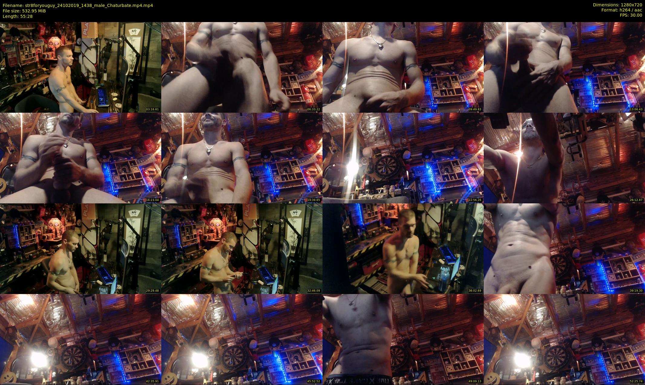 str8foryouguy — 56 minute Chaturbate male cam show recording, 720p, Oct 24, 2019