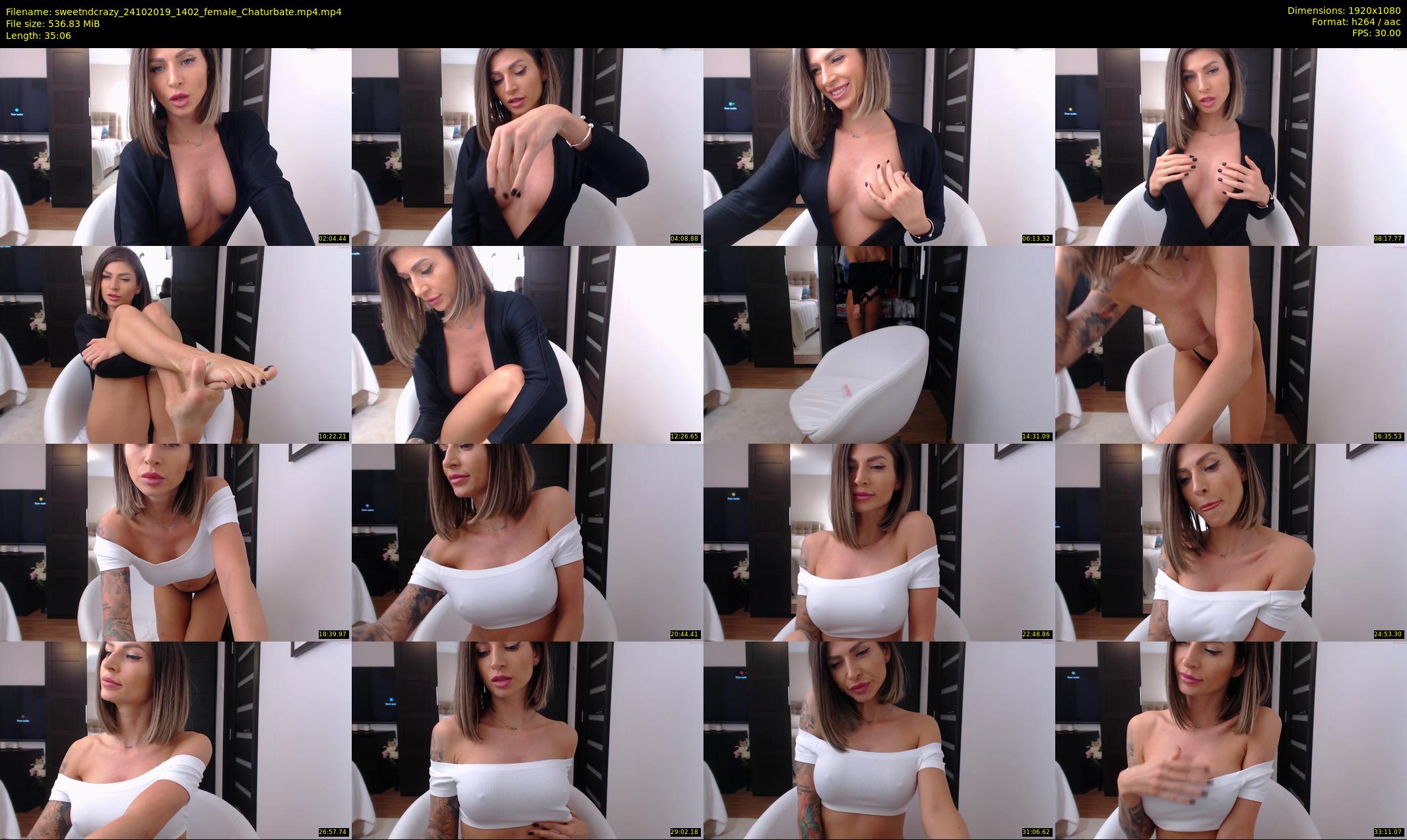 sweetndcrazy — 36 minute Chaturbate female cam show recording, 1080p, Oct 24, 2019