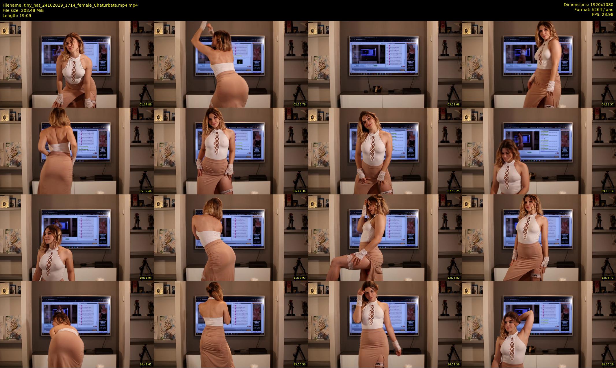 tiny_hat — 20 minute Chaturbate female cam show recording, 1080p, Oct 24, 2019