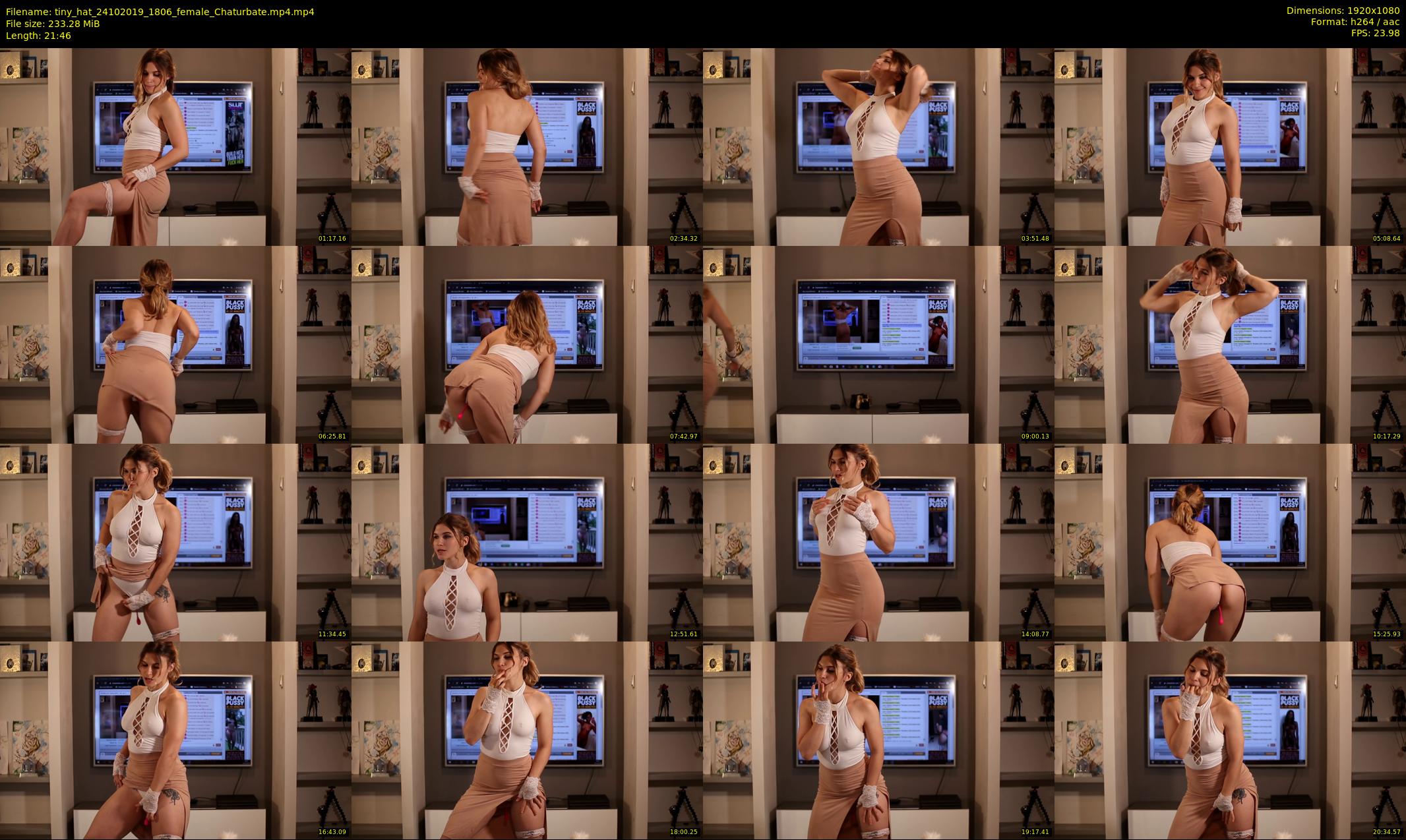 tiny_hat — 22 minute Chaturbate female cam show recording, 1080p, Oct 24, 2019