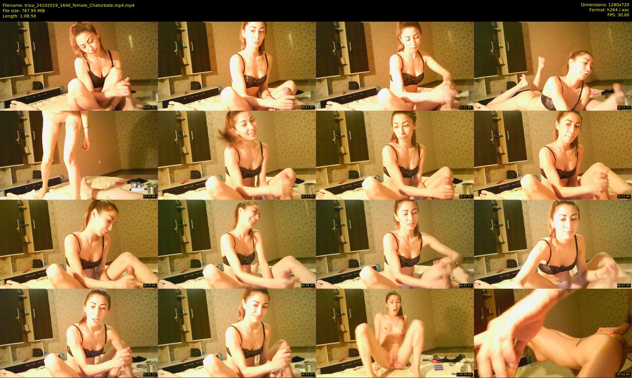 trioa — 69 minute Chaturbate couple cam show recording, 720p, Oct 24, 2019