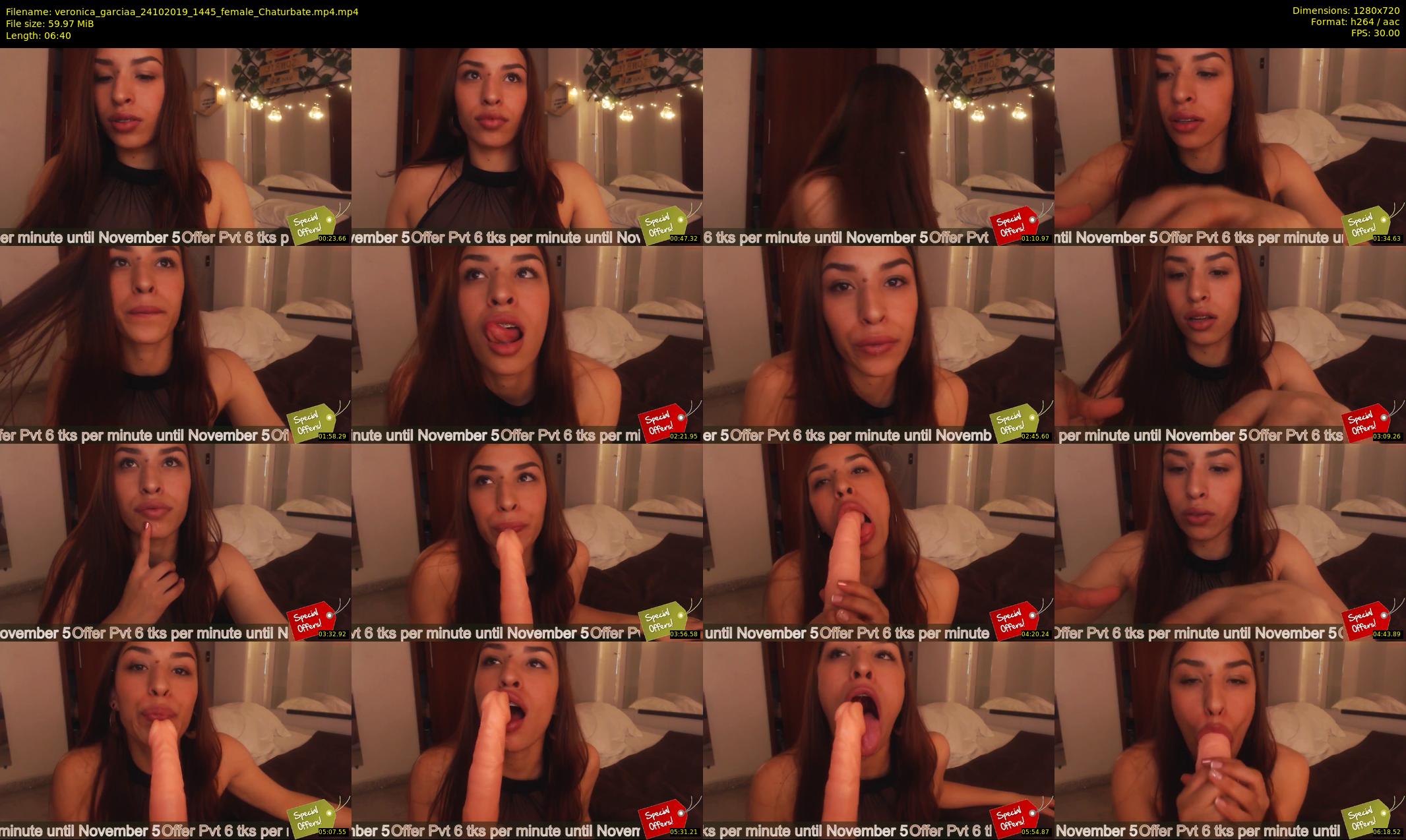 veronica_garciaa — 7 minute Chaturbate female cam show recording, 720p, Oct 24, 2019
