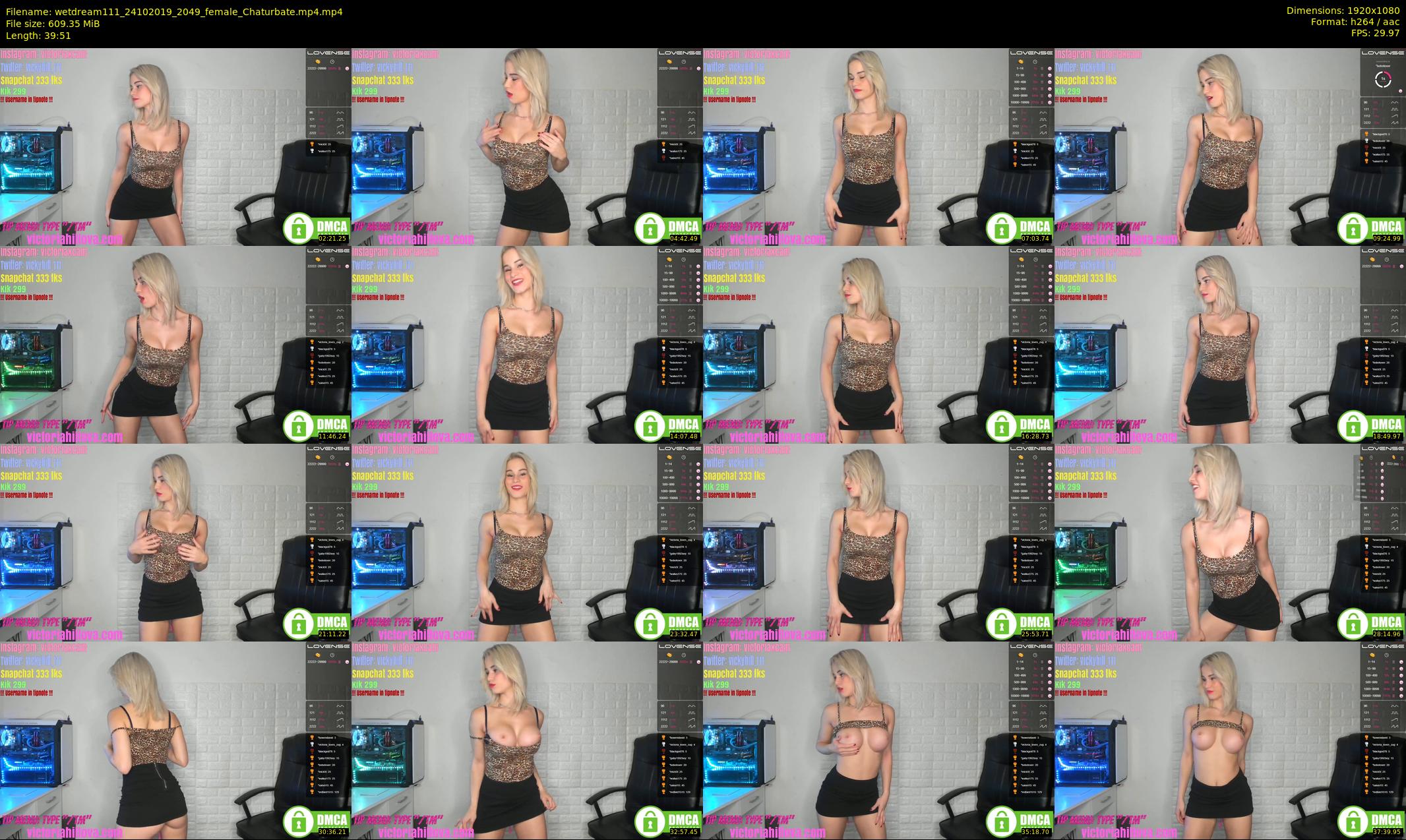 wetdream111 — 40 minute Chaturbate couple cam show recording, 1080p, Oct 24, 2019