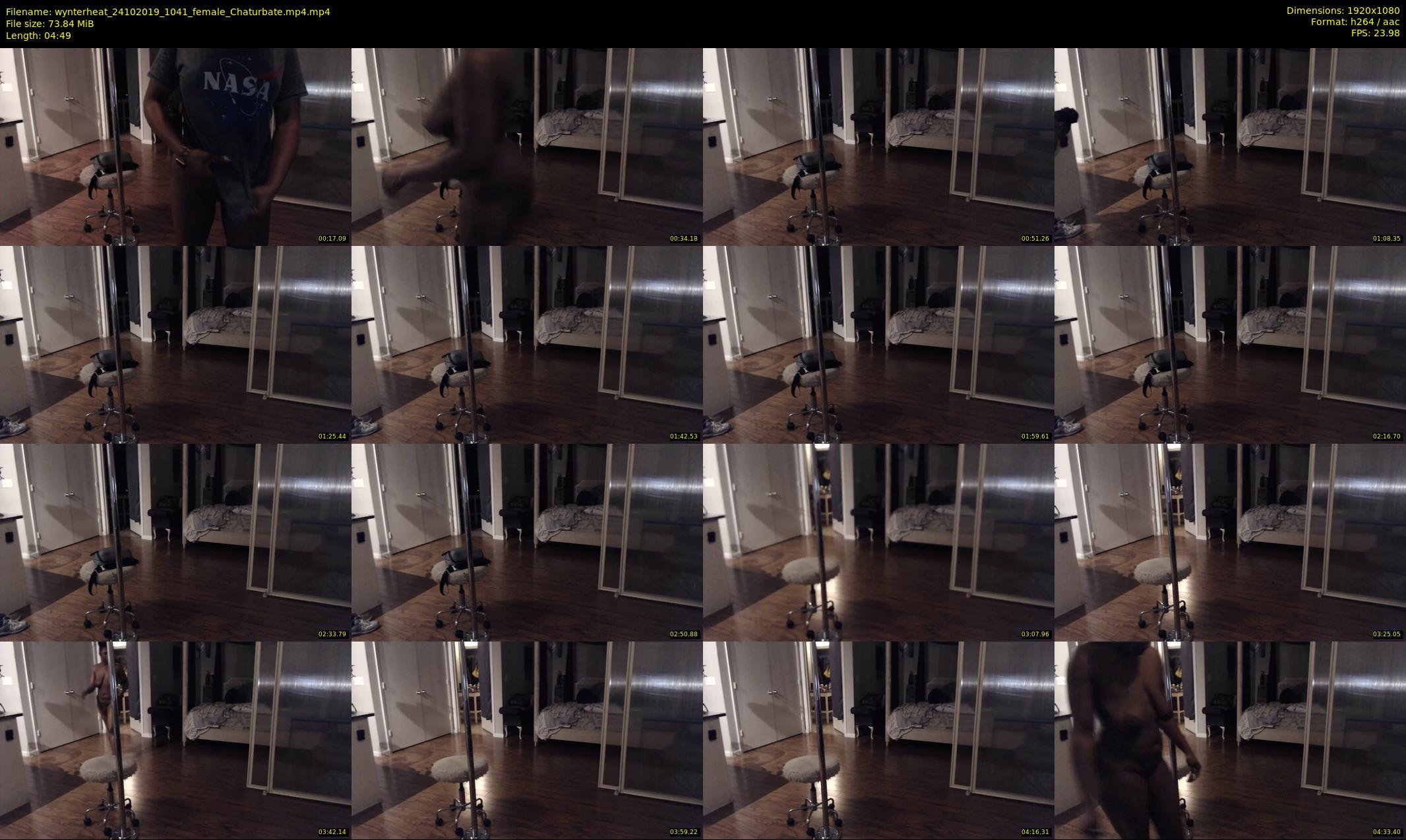 wynterheat — 5 minute Chaturbate female cam show recording, 1080p, Oct 24, 2019