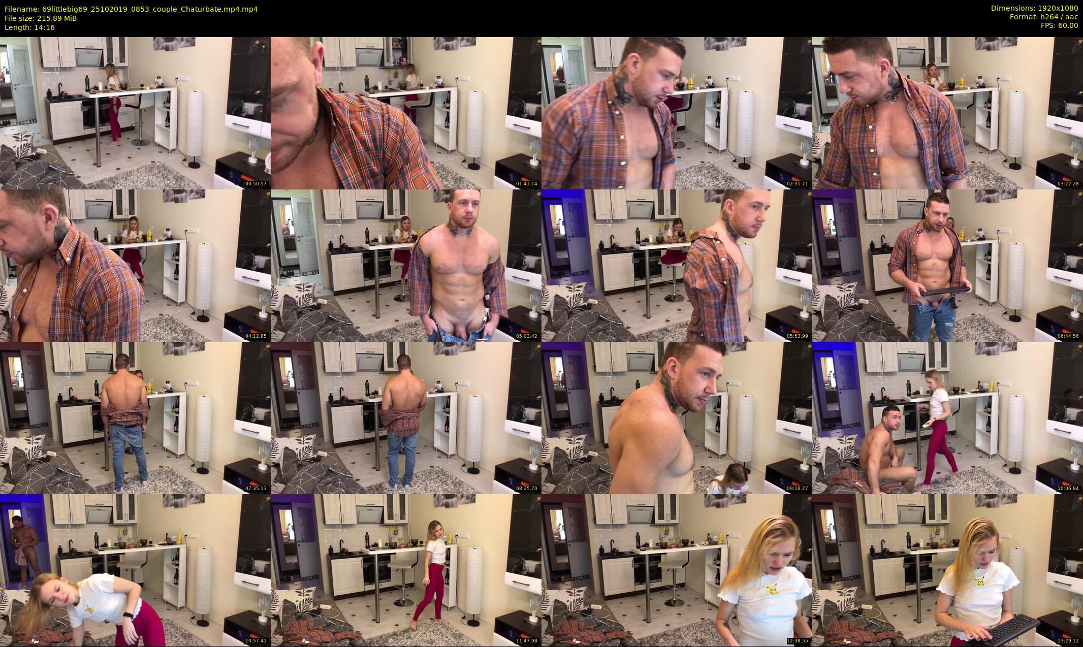 69littlebig69 — 15 minute Chaturbate couple cam show recording, 1080p, Oct 25, 2019