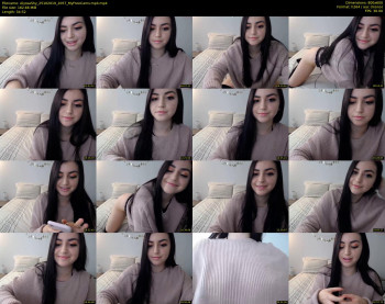 AlyssaShy — 35 minute MyFreeCams cam show recording, 480p, Oct 25, 2019