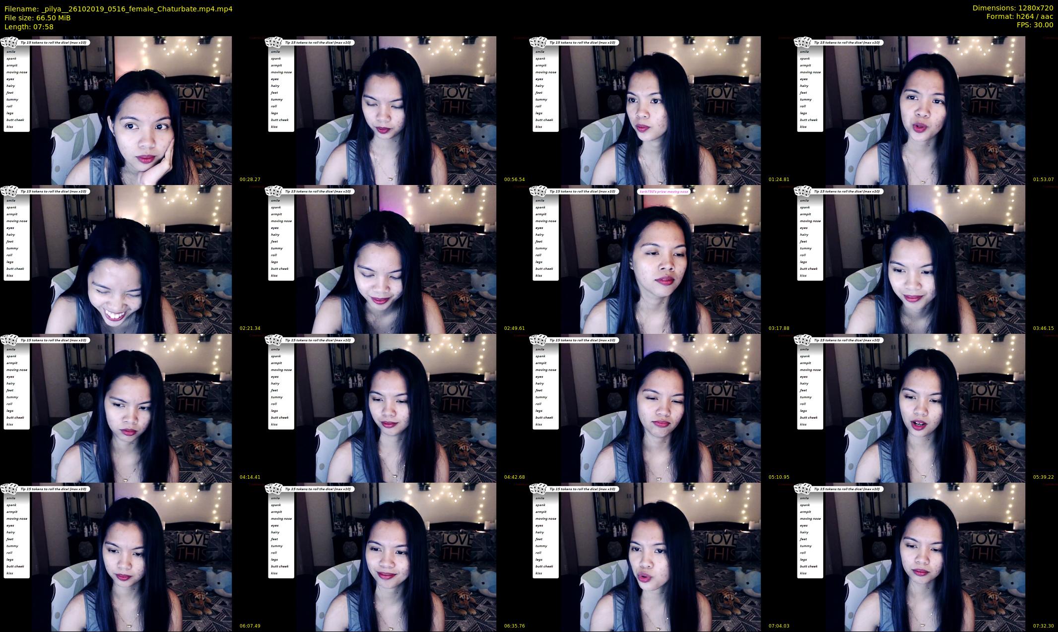 _pilya_ — 8 minute Chaturbate female cam show recording, 720p, Oct 26, 2019