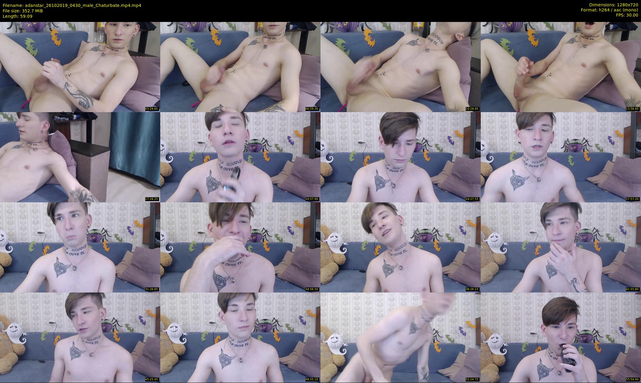 adanstar — 60 minute Chaturbate male cam show recording, 720p, Oct 26, 2019