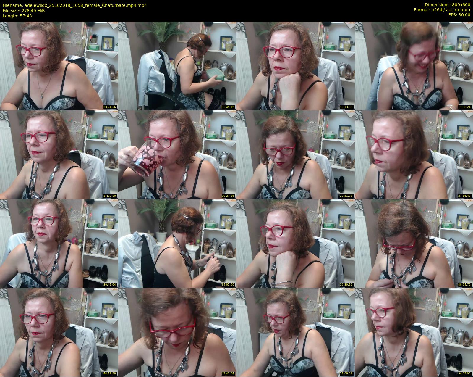 adelewildx — 58 minute Chaturbate female cam show recording, 480p, Oct 25, 2019