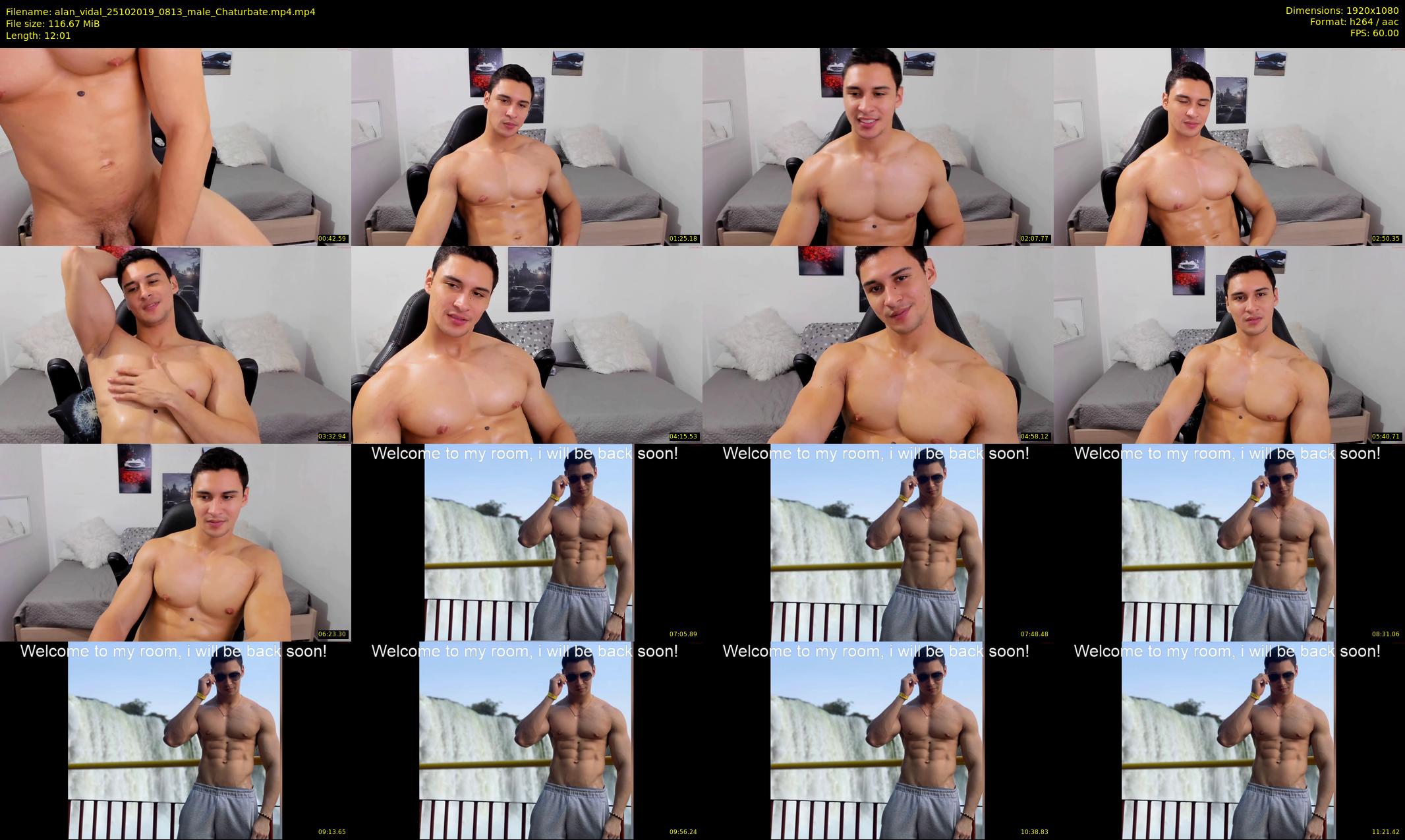 alan_vidal — 13 minute Chaturbate male cam show recording, 1080p, Oct 25, 2019