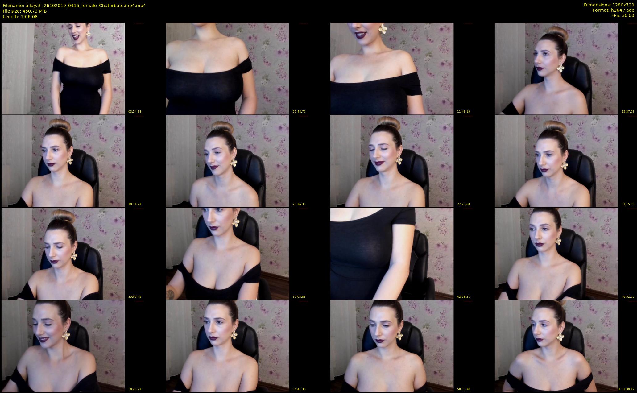 allayah — 67 minute Chaturbate female cam show recording, 720p, Oct 26, 2019