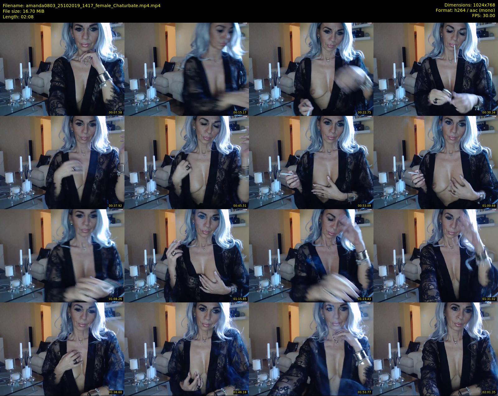 amanda0803 — 3 minute Chaturbate female cam show recording, 720p, Oct 25, 2019