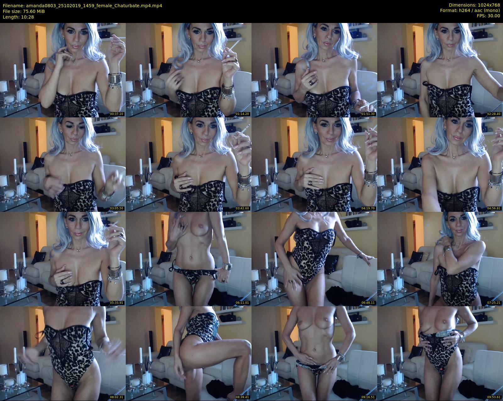 amanda0803 — 11 minute Chaturbate female cam show recording, 720p, Oct 25, 2019