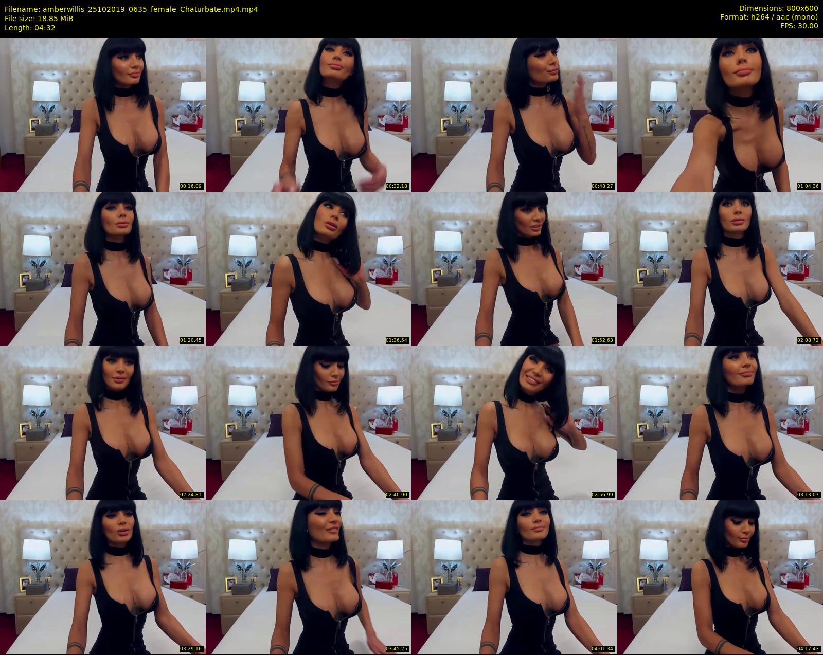 amberwillis — 5 minute Chaturbate female cam show recording, 480p, Oct 25, 2019