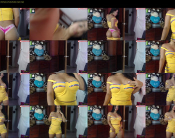 anielli69 — 12 minute Chaturbate female cam show recording, 720p, Oct 25, 2019