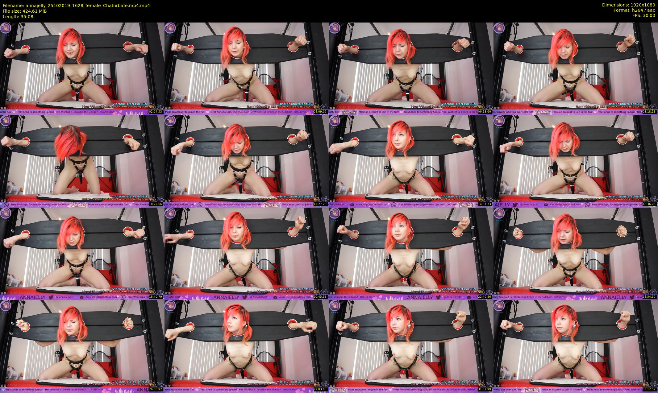 annajelly — 36 minute Chaturbate couple cam show recording, 1080p, Oct 25, 2019