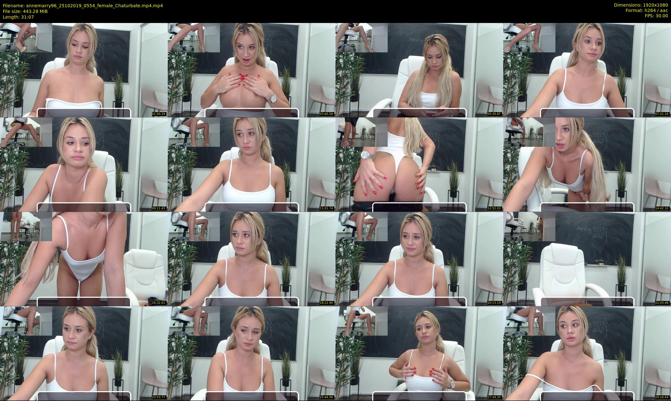 annemarry96 — 32 minute Chaturbate female cam show recording, 1080p, Oct 25, 2019