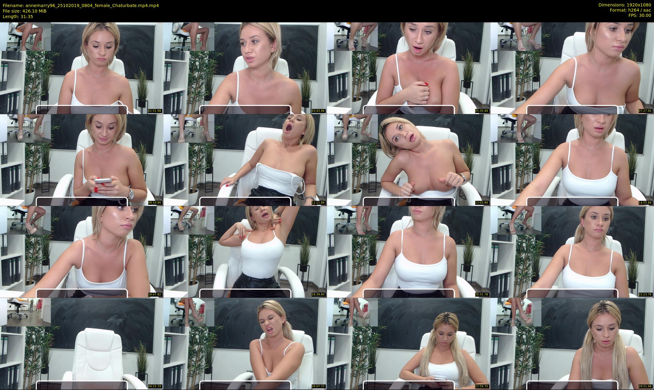 annemarry96 — 32 minute Chaturbate female cam show recording, 1080p, Oct 25, 2019