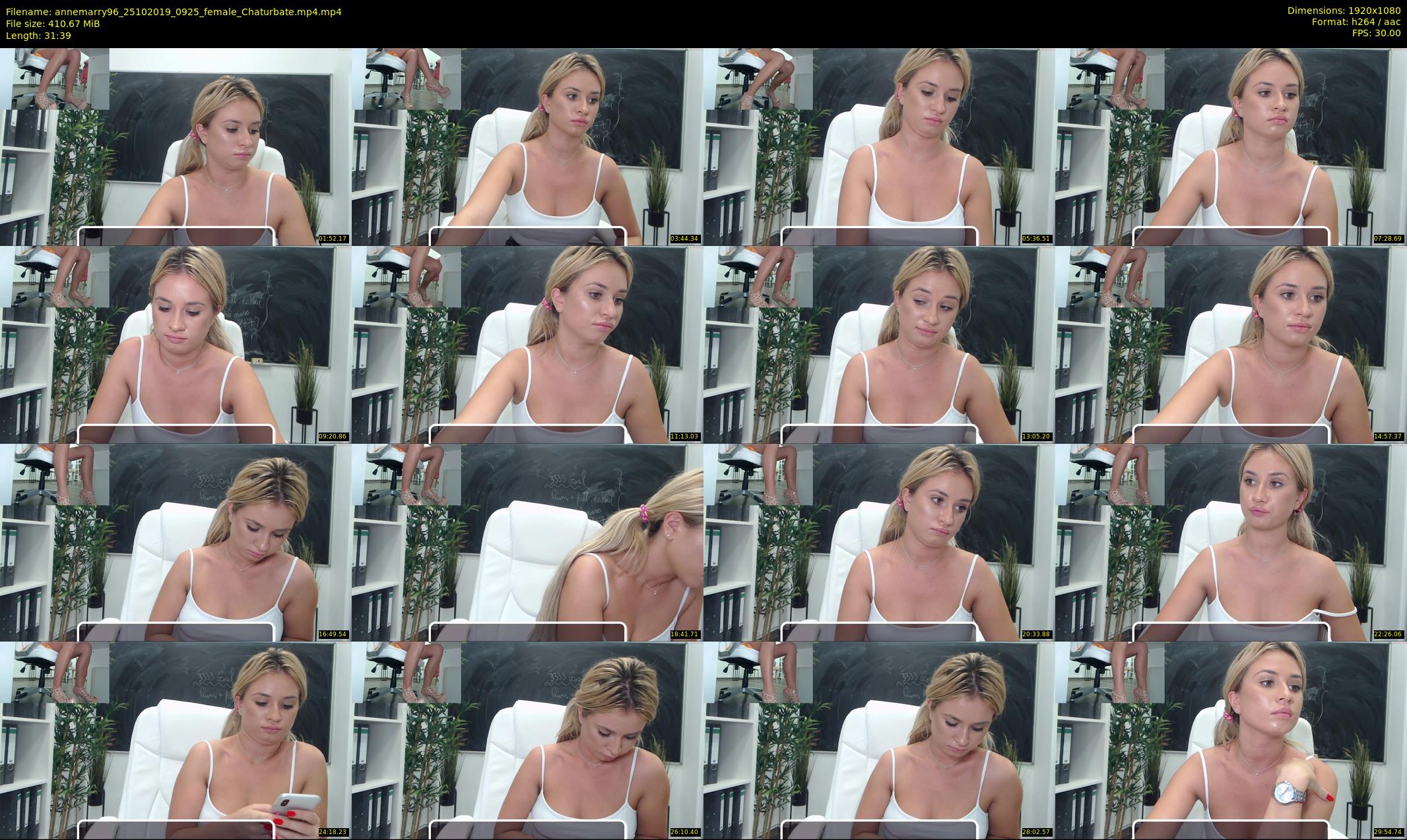 annemarry96 — 32 minute Chaturbate female cam show recording, 1080p, Oct 25, 2019