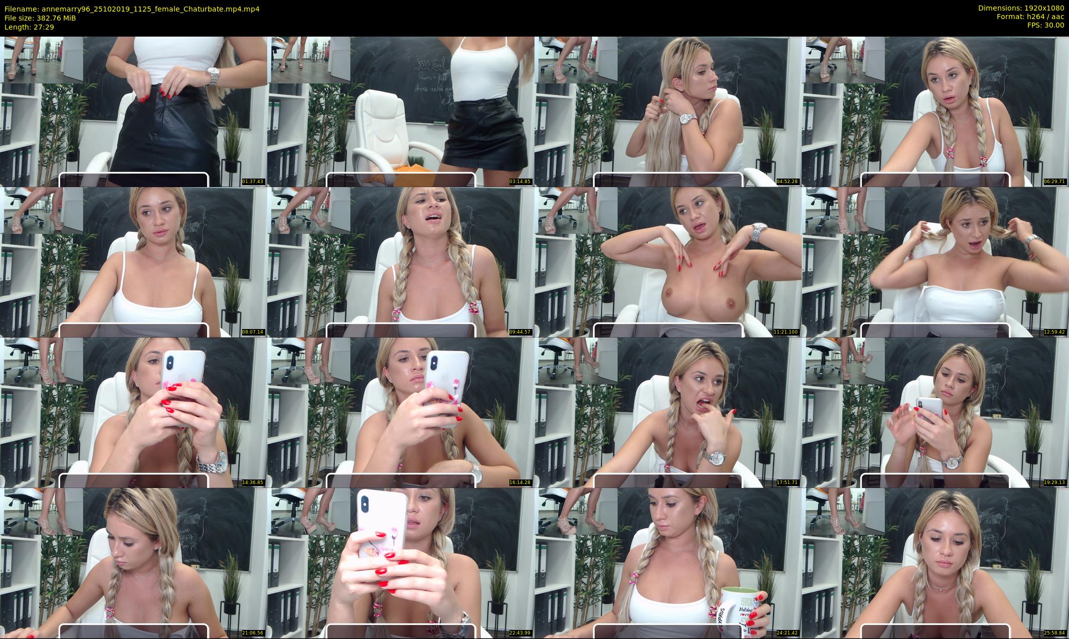 annemarry96 — 28 minute Chaturbate female cam show recording, 1080p, Oct 25, 2019