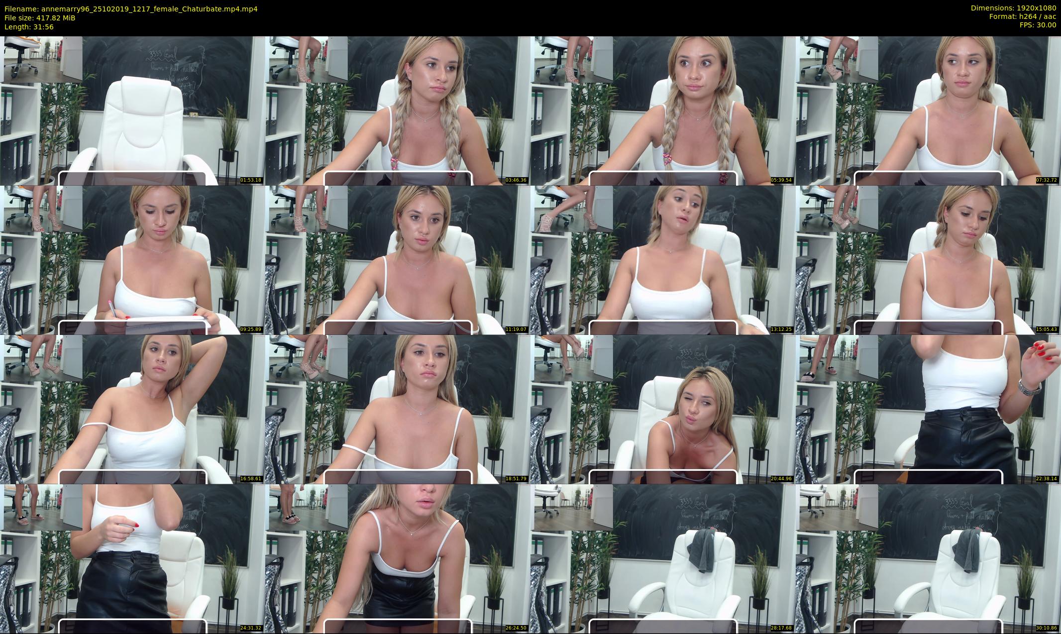 annemarry96 — 32 minute Chaturbate female cam show recording, 1080p, Oct 25, 2019