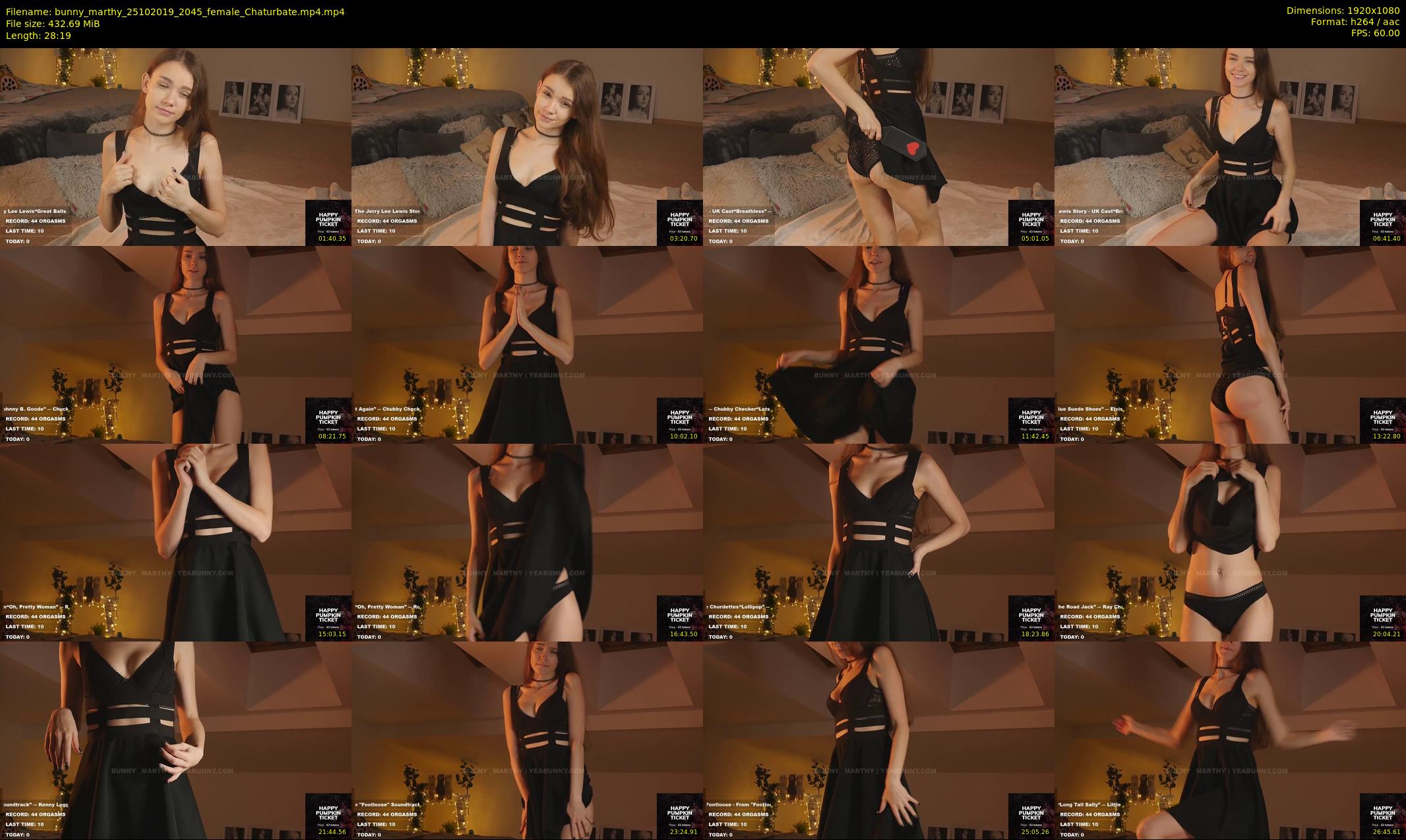 bunny_marthy — 29 minute Chaturbate female cam show recording, 1080p, Oct 25, 2019