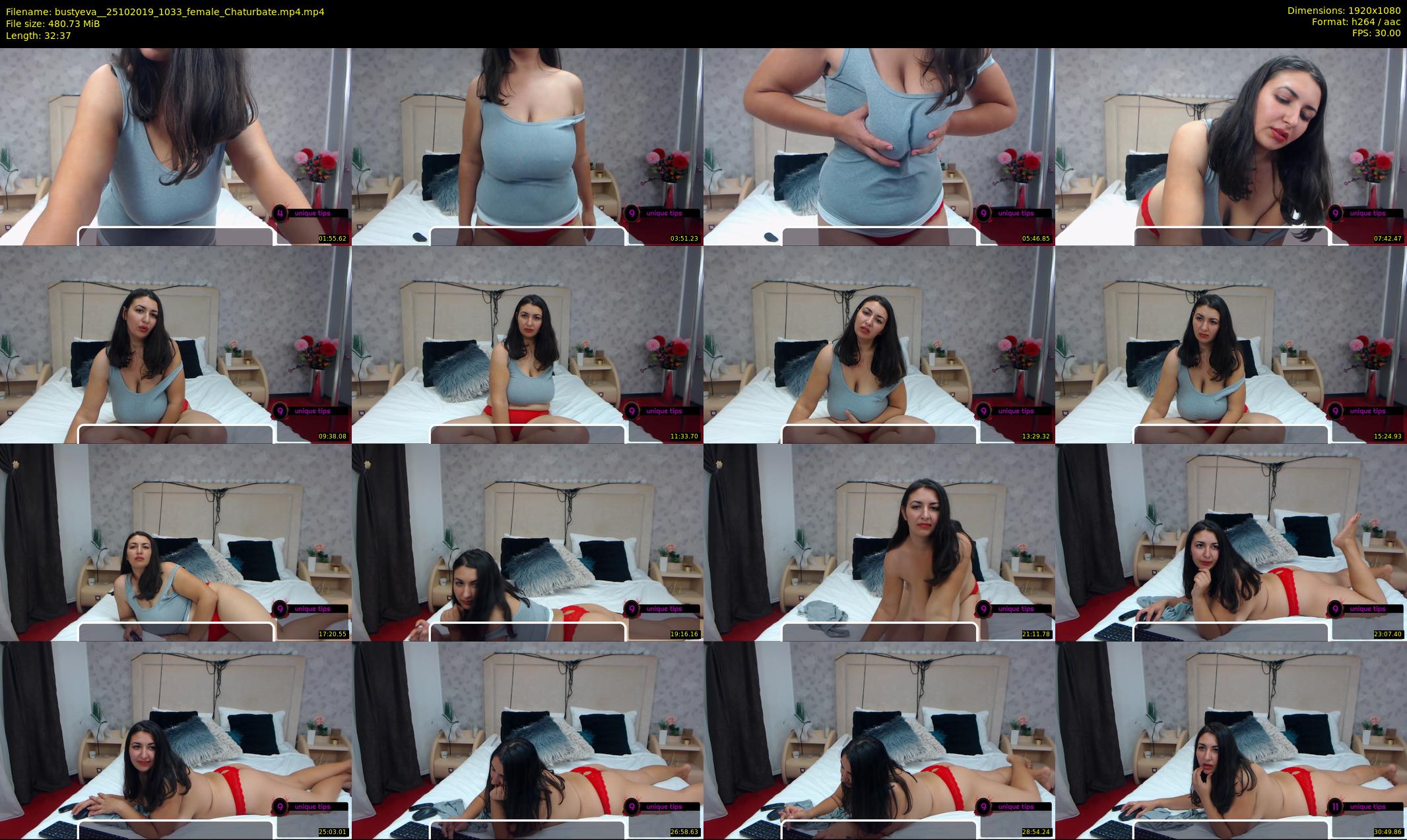 bustyeva_ — 33 minute Chaturbate female cam show recording, 1080p, Oct 25, 2019