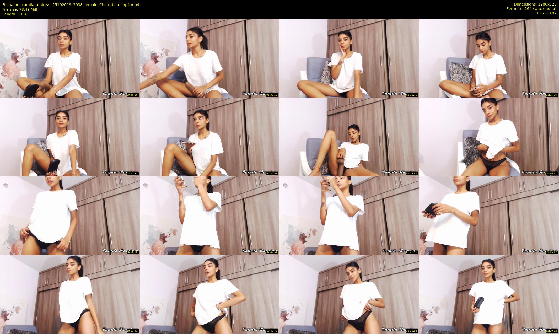 camilaramirez_ — 14 minute Chaturbate female cam show recording, 720p, Oct 25, 2019