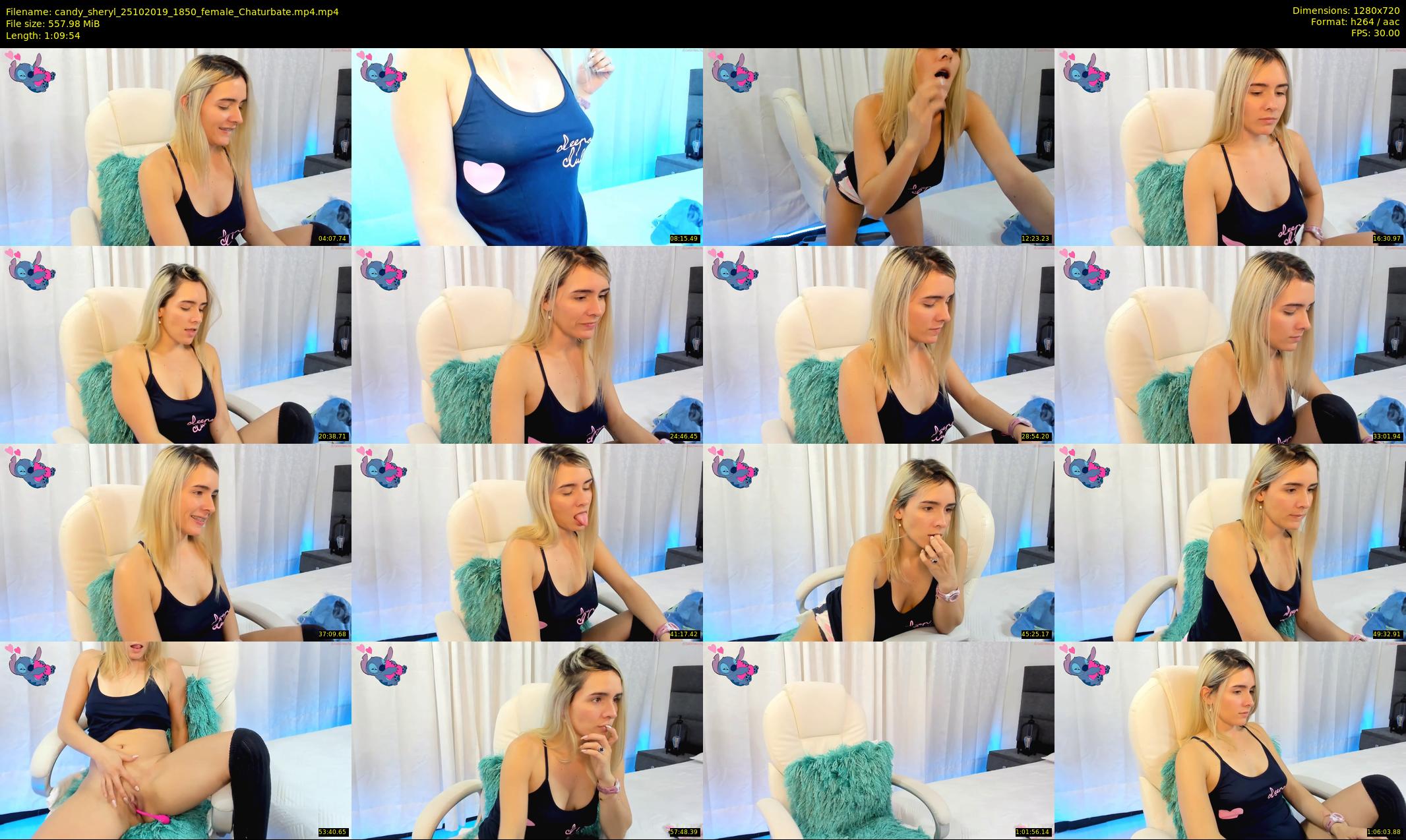 candy_sheryl — 70 minute Chaturbate female cam show recording, 720p, Oct 25, 2019