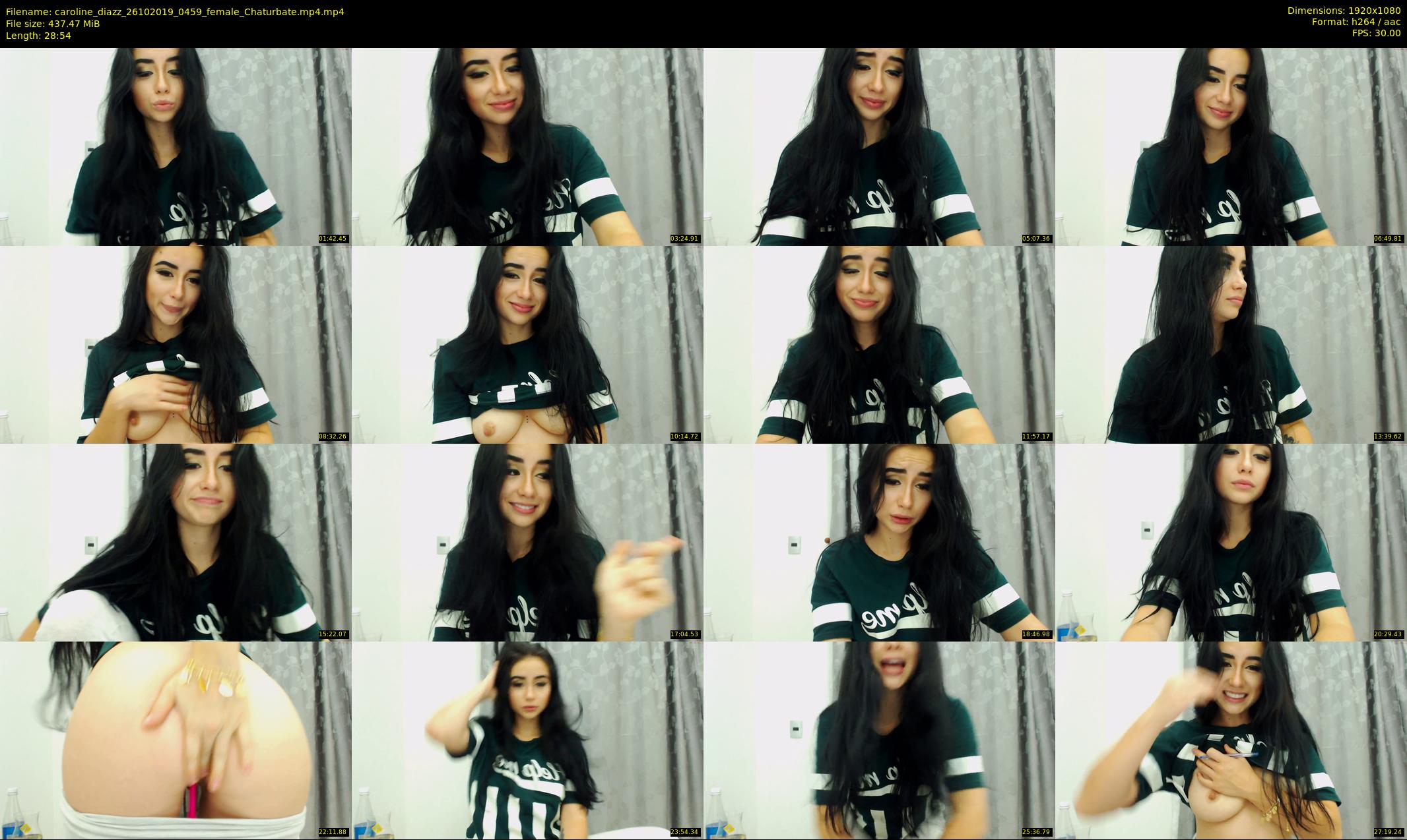 caroline_diazz — 29 minute Chaturbate female cam show recording, 1080p, Oct 26, 2019