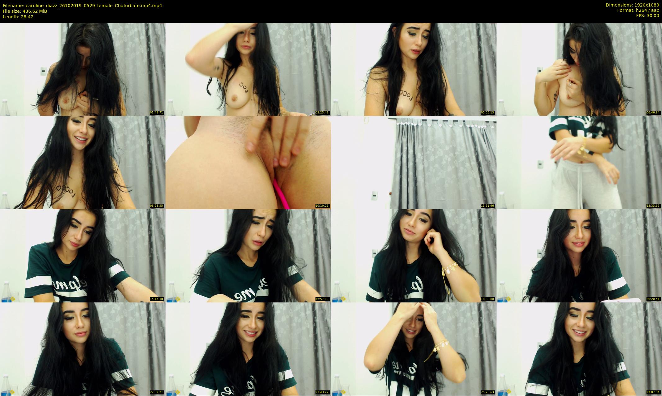 caroline_diazz — 29 minute Chaturbate female cam show recording, 1080p, Oct 26, 2019
