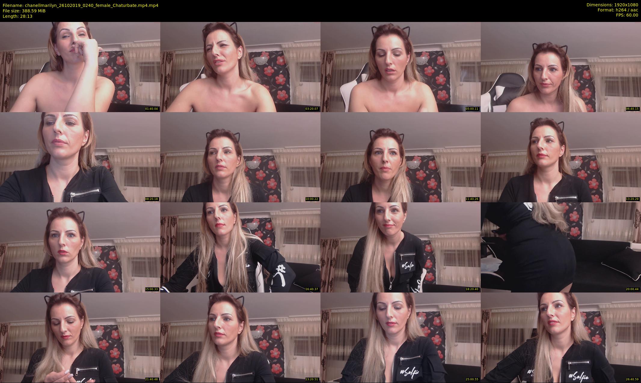 chanellmarilyn — 29 minute Chaturbate female cam show recording, 1080p, Oct 26, 2019
