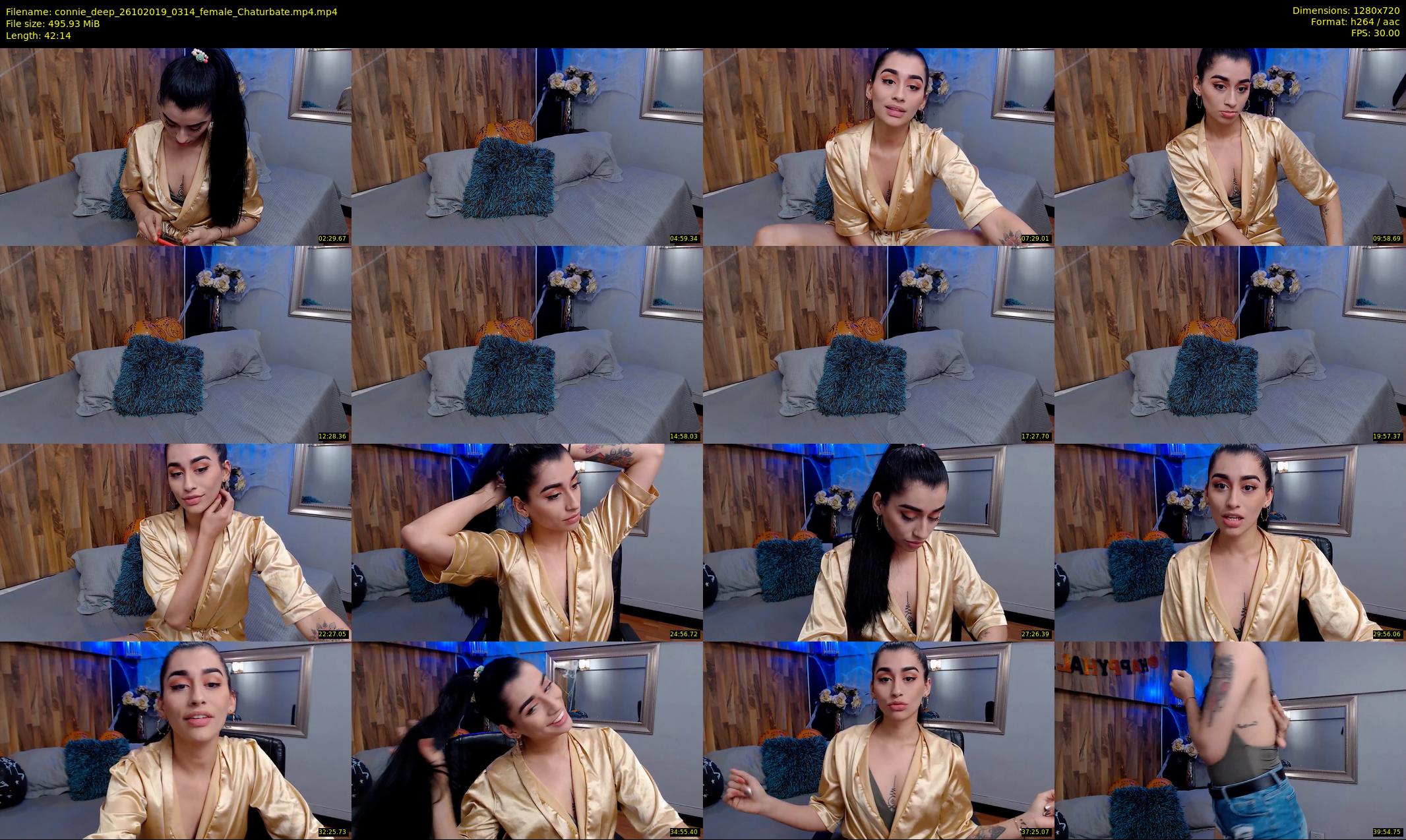 connie_deep — 43 minute Chaturbate female cam show recording, 720p, Oct 26, 2019