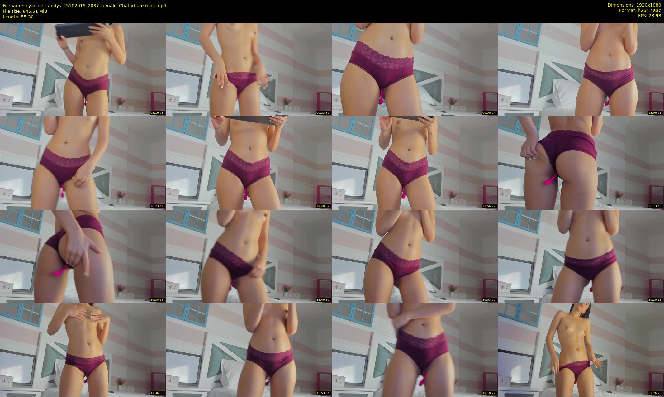 cyanide_candys — 56 minute Chaturbate female cam show recording, 1080p, Oct 25, 2019
