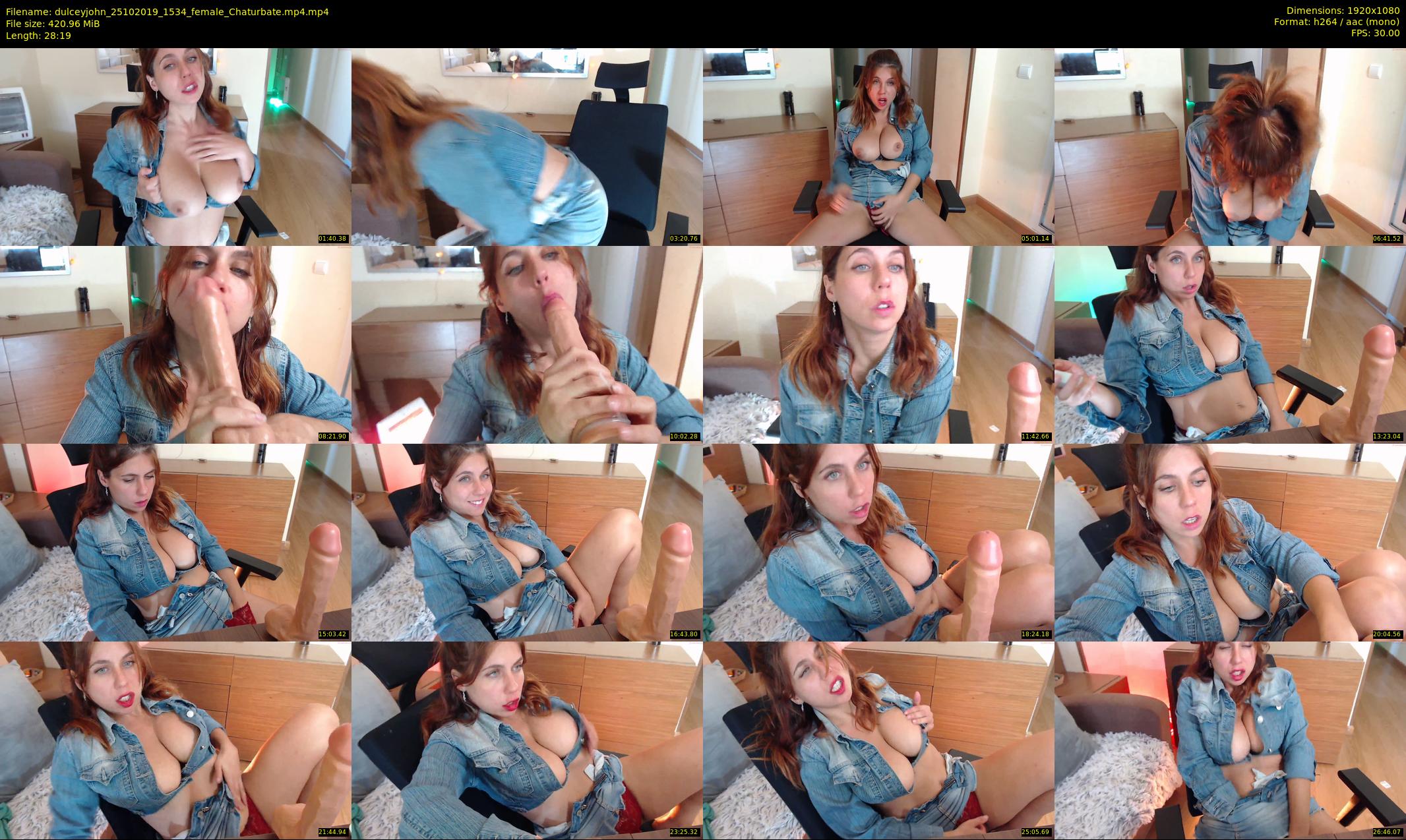 dulceyjohn — 29 minute Chaturbate female cam show recording, 1080p, Oct 25, 2019