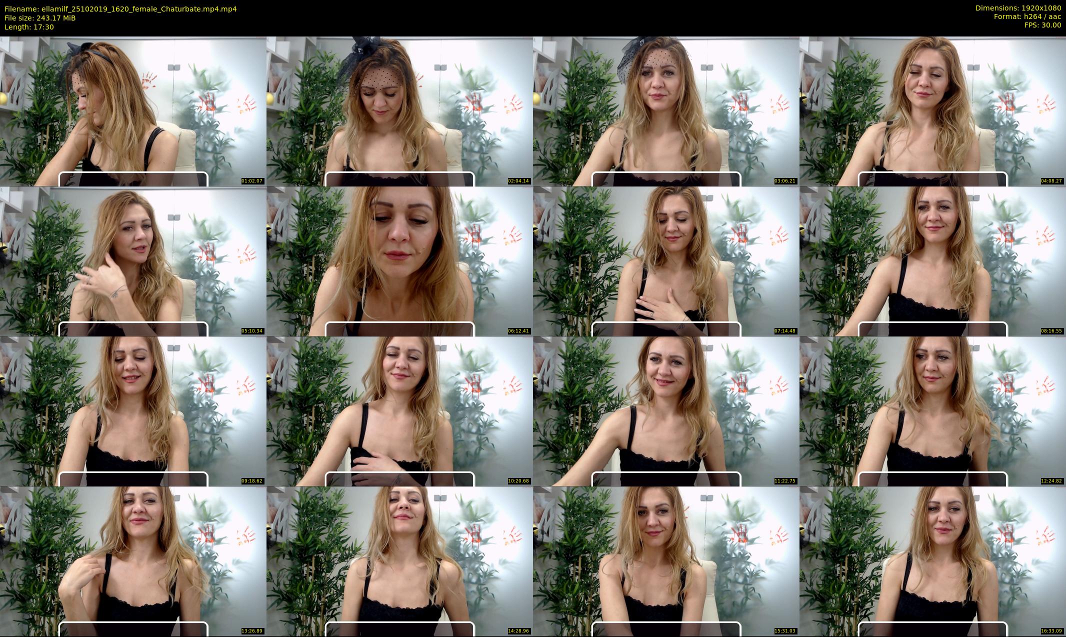 ellamilf — 18 minute Chaturbate female cam show recording, 1080p, Oct 25, 2019