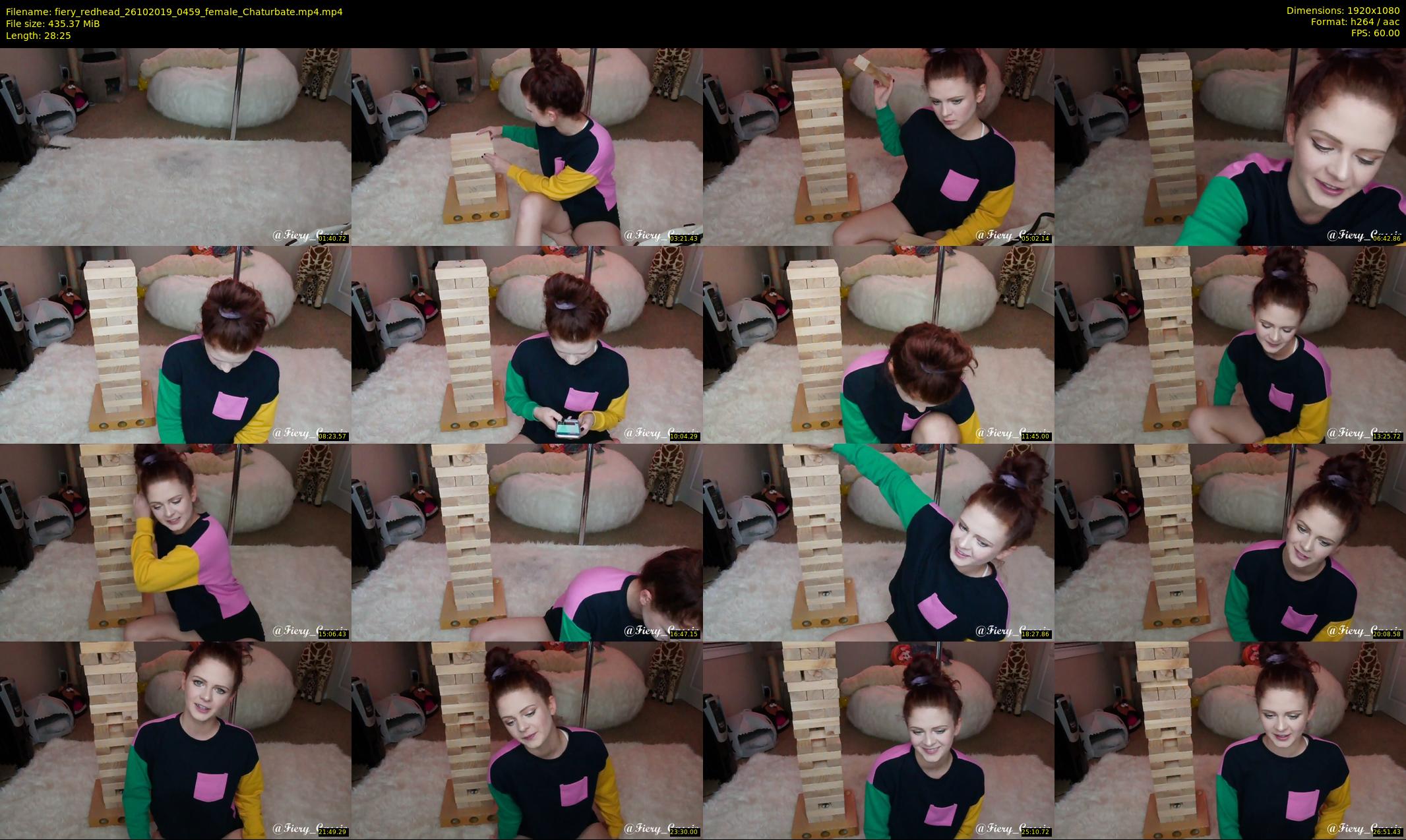fiery_redhead — 29 minute Chaturbate female cam show recording, 1080p, Oct 26, 2019