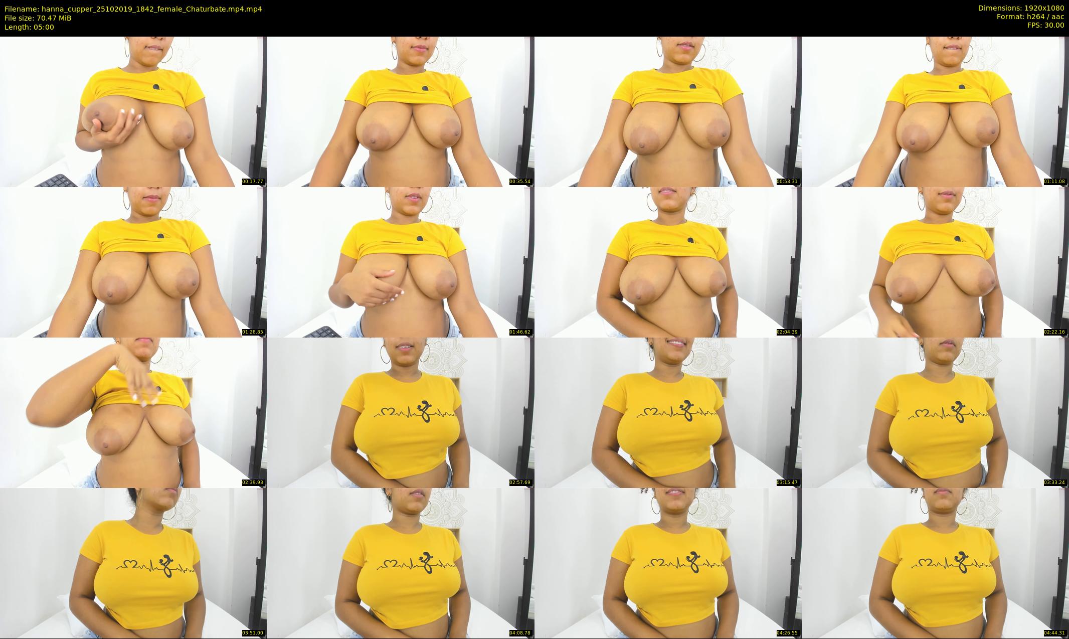 hanna_cupper — 5 minute Chaturbate female cam show recording, 1080p, Oct 25, 2019