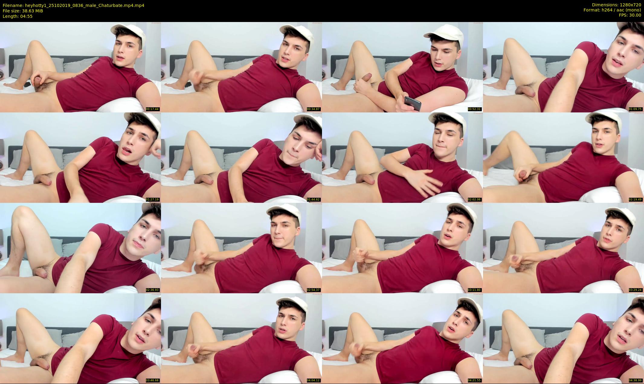 heyhotty1 — 5 minute Chaturbate male cam show recording, 720p, Oct 25, 2019