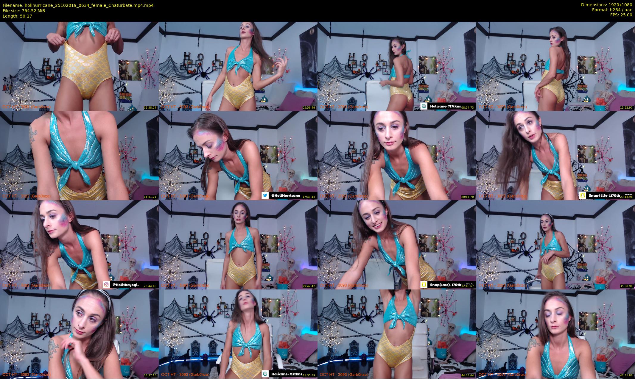 holihurricane — 51 minute Chaturbate female cam show recording, 1080p, Oct 25, 2019
