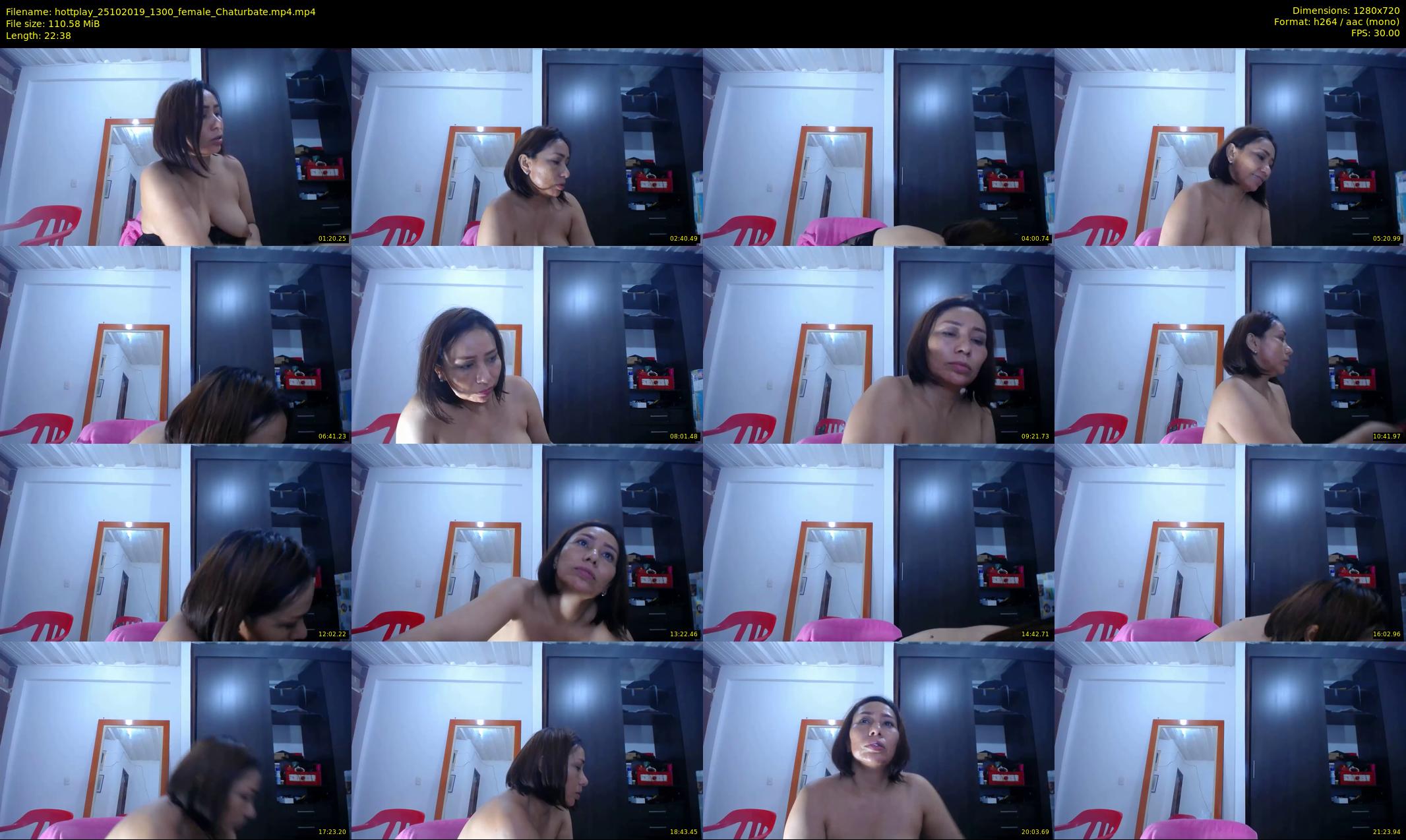 hottplay — 23 minute Chaturbate female cam show recording, 720p, Oct 25, 2019