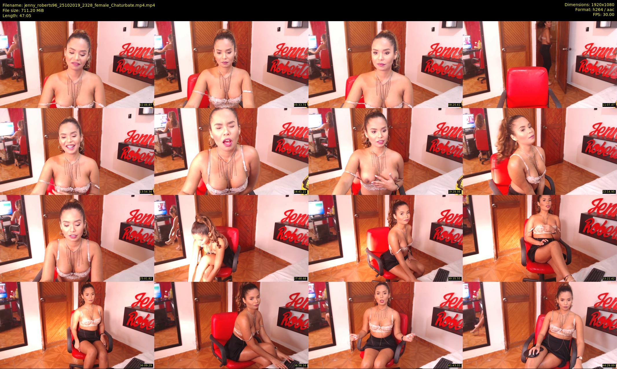 jenny_roberts96 — 48 minute Chaturbate female cam show recording, 1080p, Oct 25, 2019