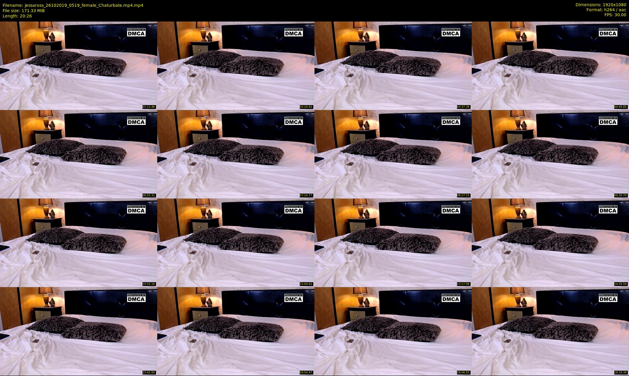jessaross — 21 minute Chaturbate female cam show recording, 1080p, Oct 26, 2019