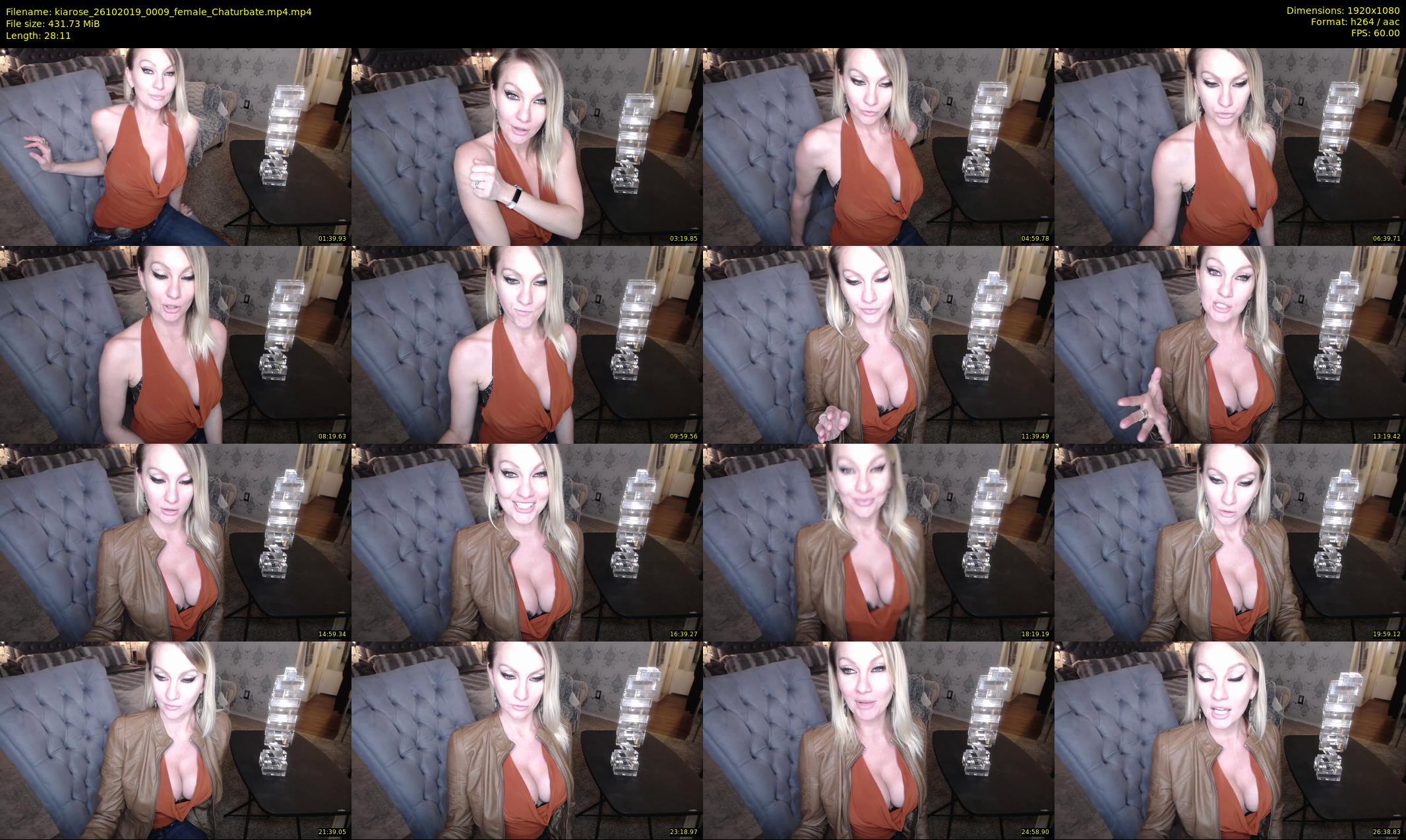 kiarose — 29 minute Chaturbate female cam show recording, 1080p, Oct 26, 2019